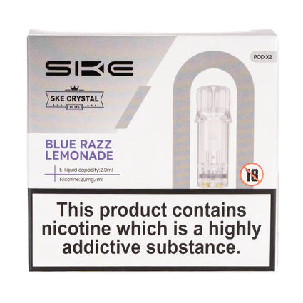 Blue Razz Crystal Plus Prefilled Pods by SKE