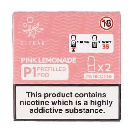 Pink Lemonade Elf Bar Mate 500 Pre-Filled Pods
