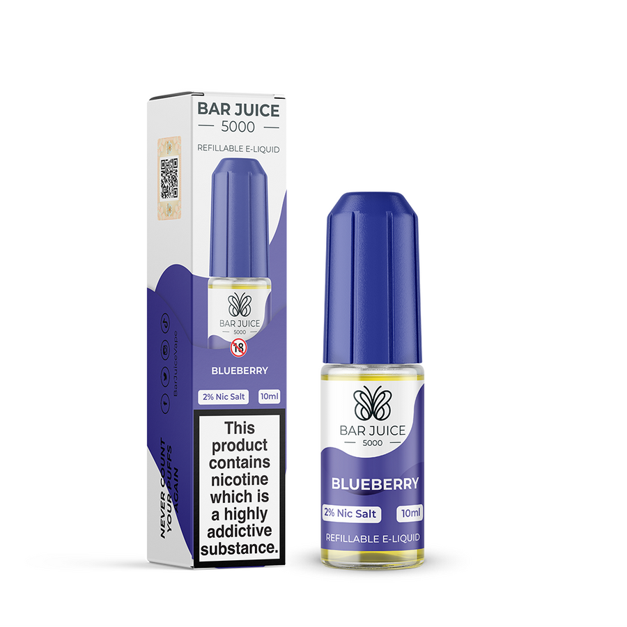 Blueberry Nic Salt E-Liquid by Bar Juice 5000