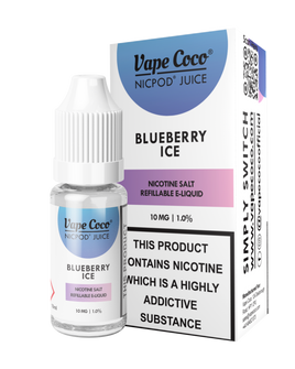 VAPE COCO NIC SALT BLUEBERRY ICE