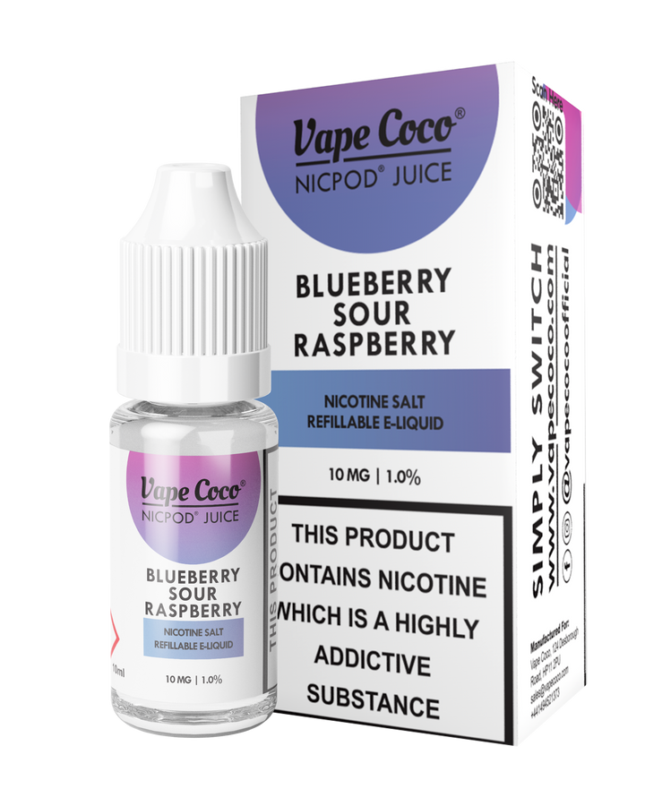 VAPE COCO NIC SALT BLUEBERRY SOUR RASPBERRY