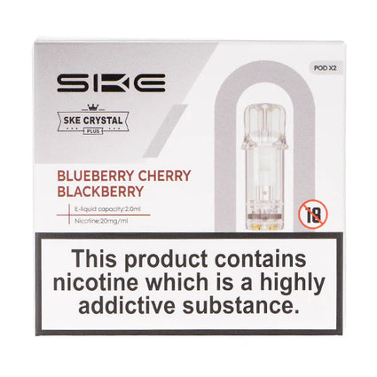 Blueberry Cherry Blackberry Crystal Plus Prefilled Pods by SKE