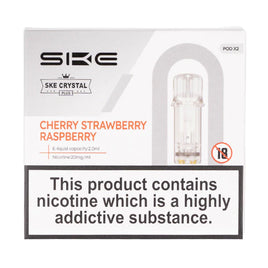 Cherry Strawberry Raspberry Crystal Plus Prefilled Pods by SKE