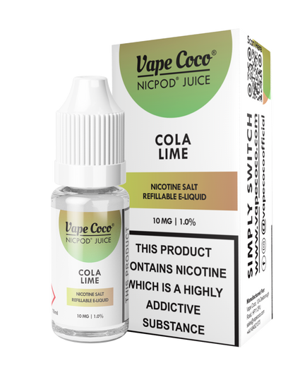 VAPE COCO NIC SALT  COLA LIME