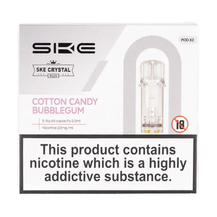 Cotton Candy Bubblegum Crystal Plus Prefilled Pods by SKE