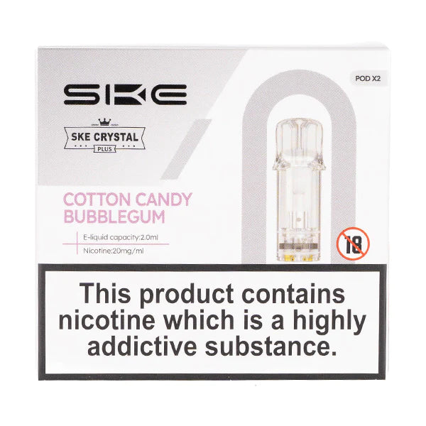 Cotton Candy Bubblegum Crystal Plus Prefilled Pods by SKE