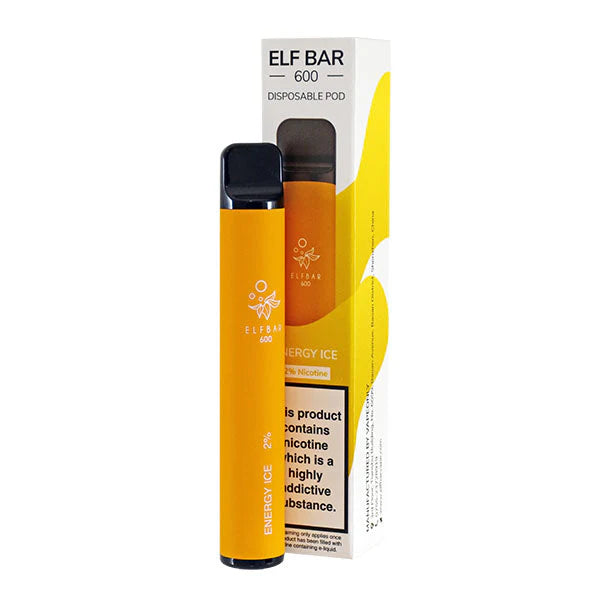 ELF BAR 600 DISPOSABLE POD DEVICE 20MG ELFBULL ICE