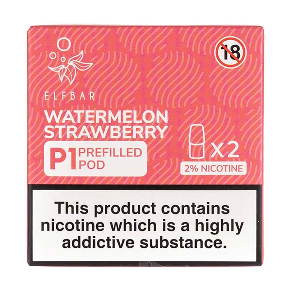 Watermelon Strawberry Elf Bar Mate 500 Pre-Filled Pods