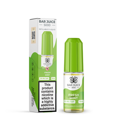 Fresh Mint Nic Salt E-Liquid by Bar Juice 5000