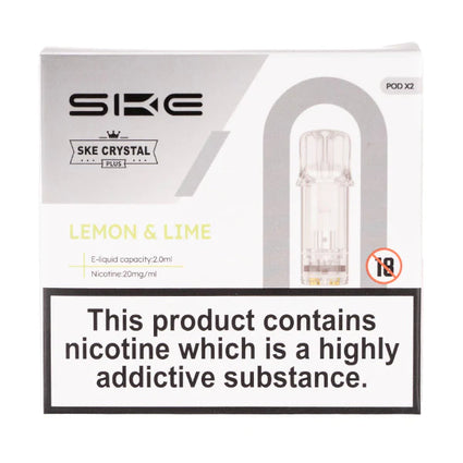 Lemon & Lime Crystal Plus Prefilled Pods by SKE