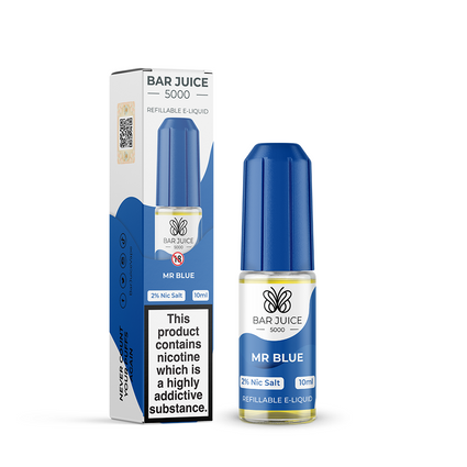 Mr Blue Nic Salt E-Liquid by Bar Juice 5000