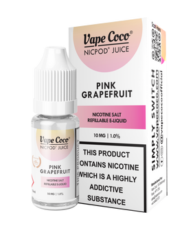 VAPE COCO NIC SALT PINK GRAPEFRUIT