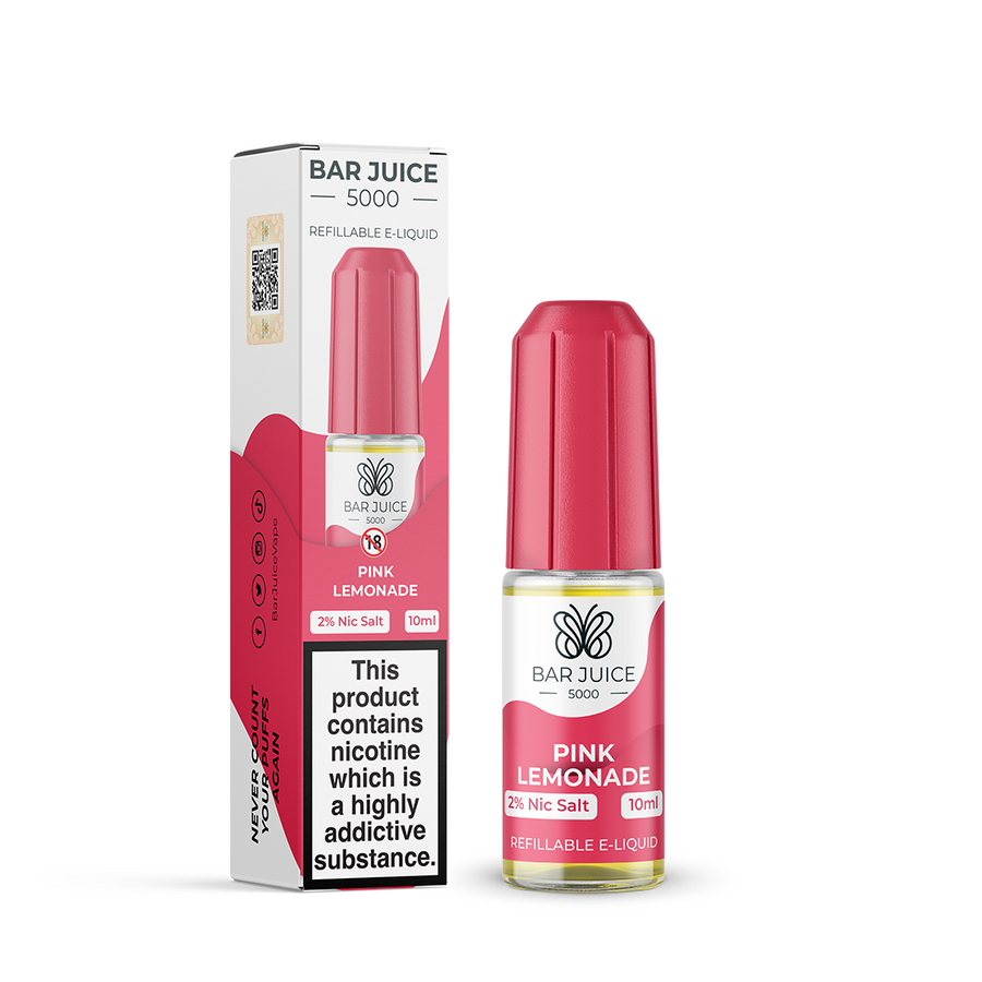 Pink Lemonade Nic Salt E-Liquid by Bar Juice 5000