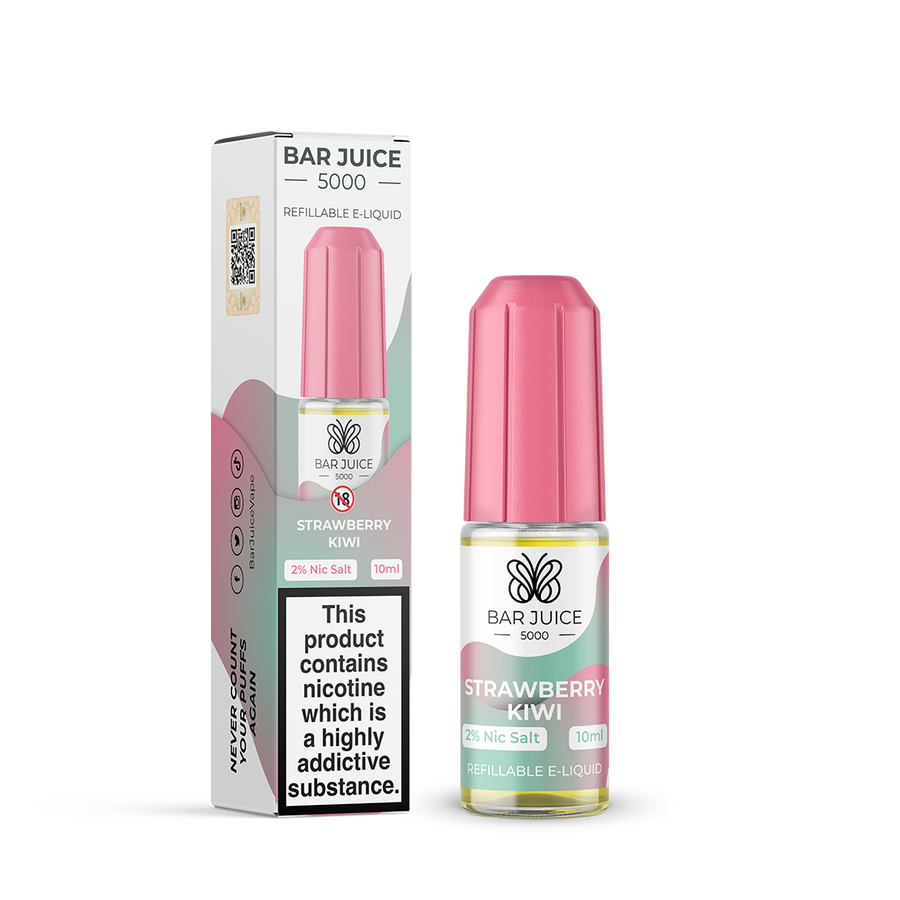 Strawberry Kiwi Nic Salt E-Liquid by Bar Juice 5000