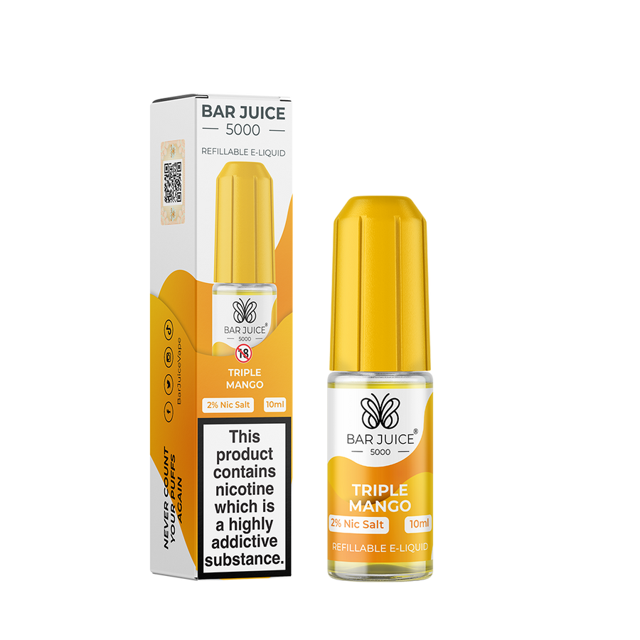 Triple Mango Nic Salt E-Liquid by Bar Juice 5000